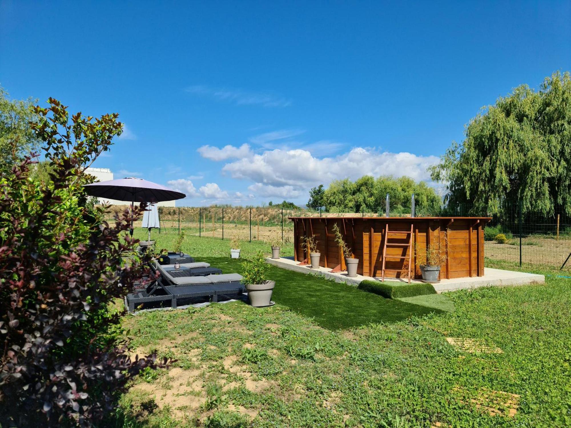Mas Gabelys Superbe Vue Sainte Victoire Jardin Terrasse Et Piscine Apartamento Trets Exterior foto